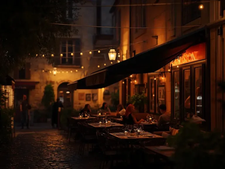 Où manger après minuit à Montpellier, terrasse de restaurant ouverte la nuit dans le centre-ville