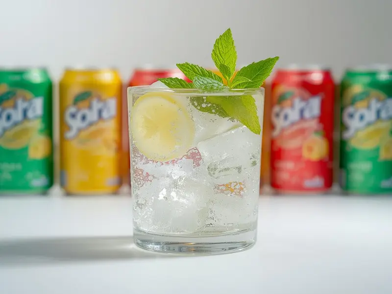 Verre d’eau citronnée en alternative saine aux boissons sucrées pour manger plus sainement