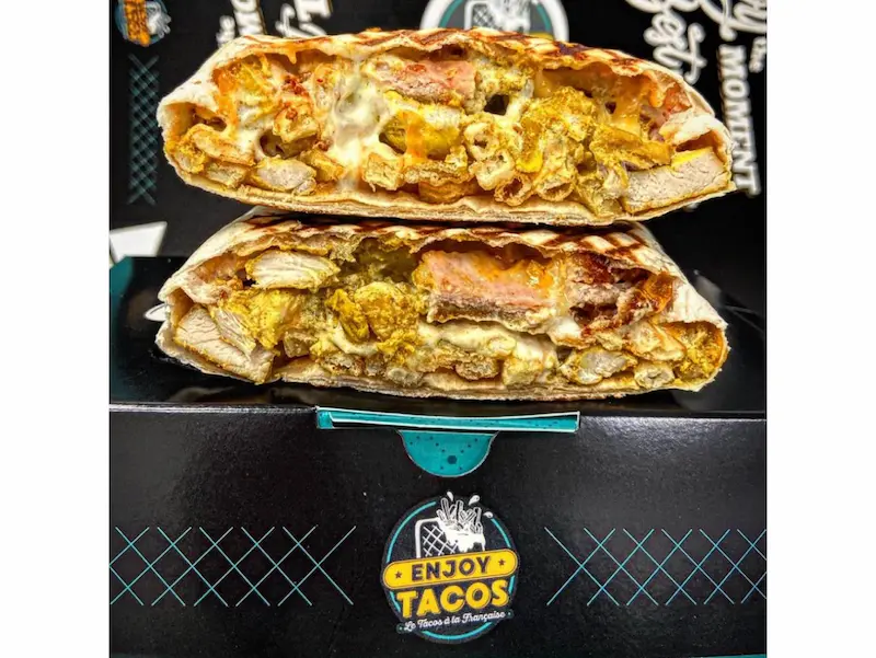 presentation plats tacos enjoy tacos