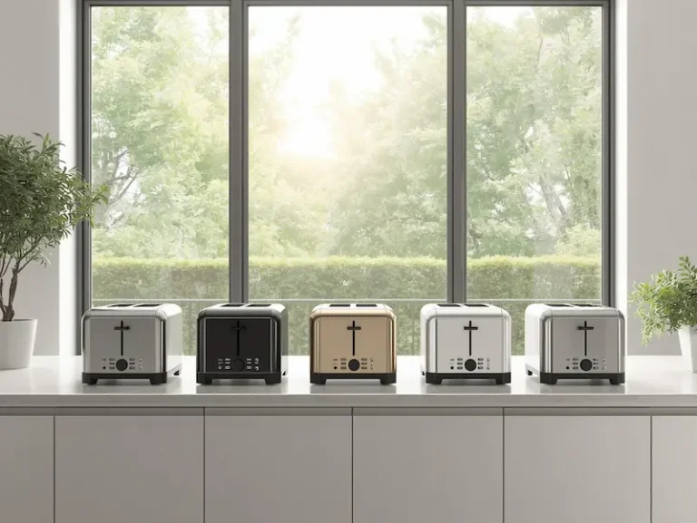 Comparatif du top 5 des grille-pains dans une cuisine minimaliste avec vue sur la nature