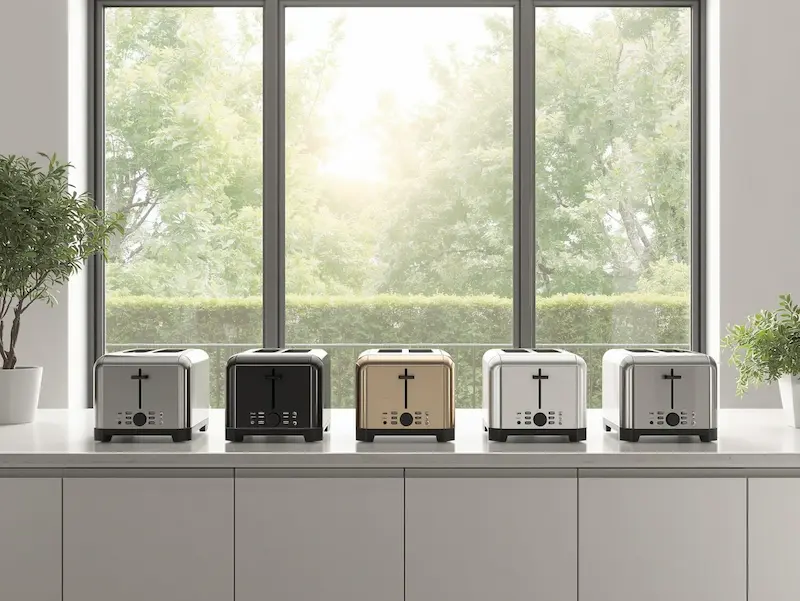 Comparatif du top 5 des grille-pains dans une cuisine minimaliste avec vue sur la nature