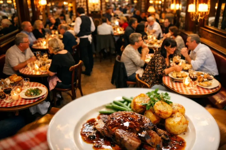 Restaurants — Ambiance conviviale dans un restaurant français, reflétant l'authenticité et la qualité. Restaurants les mieux notés en France